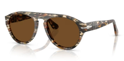 Sonnenbrille PERSOL - 0PO3370S - 122157 - Amber brown/pirate black - Größe(n) 53 (M)