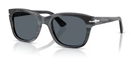 Sonnenbrille PERSOL - 0PO3372S - 1224R5 - Grau gestreift - Größe(n) 53 (L)