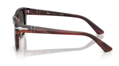 Sonnenbrille PERSOL - 0PO3372S - 122371 - Striped burgundy - Größe(n) 53 (L)