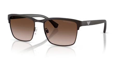 Sonnenbrille EMPORIO ARMANI - 0EA2087 - 339013 - Matt braun - Größe(n) 56 (L)