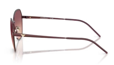 Sonnenbrille EMPORIO ARMANI - 0EA2161 - 34018D - Matt bordeaux - Größe(n) 55 (L)