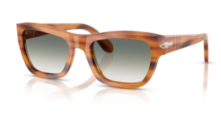 Sonnenbrille PERSOL - 0PO0091S - 960/3A - Braun gestreift - Größe(n) 56 (XL)
