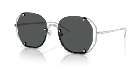 Sonnenbrille EMPORIO ARMANI - 0EA2168 - 301587 - Silber glänzend - Größe(n) 54 (XL)