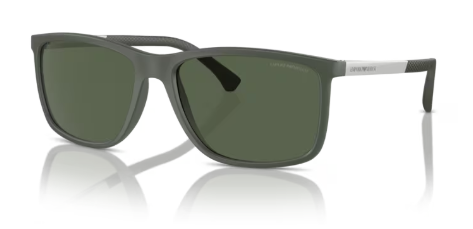 Sonnenbrille Emporio Armani 0EA4058 - 50589A - Matt grün - Größe(n) 58 (XL) - sofort Lieferbar