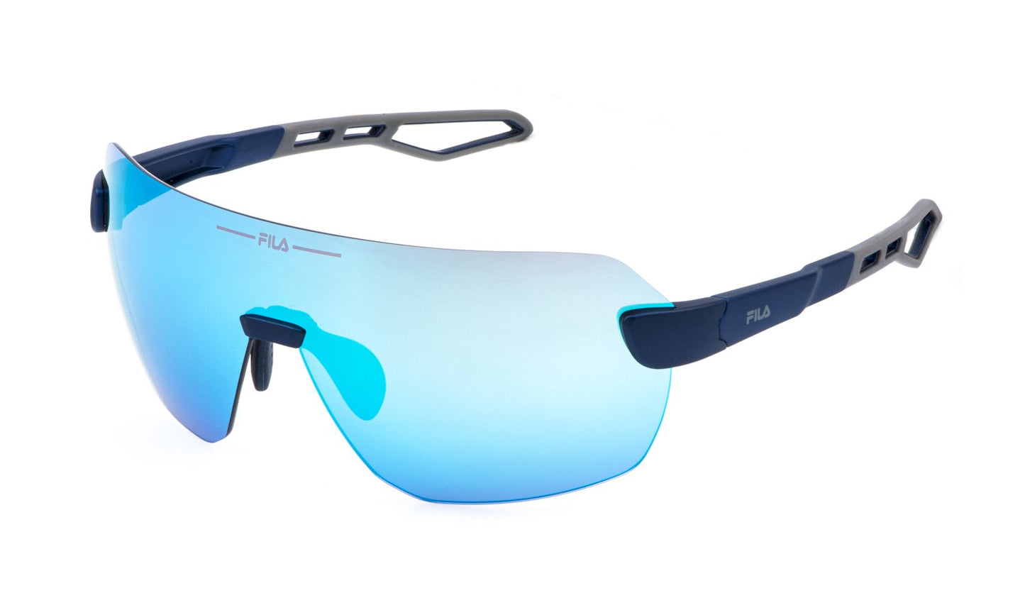 Sonnenbrille Fila - Sfia05 - sunglasses fila - Farbe: 7U4B - MATT METALLIC BLUE