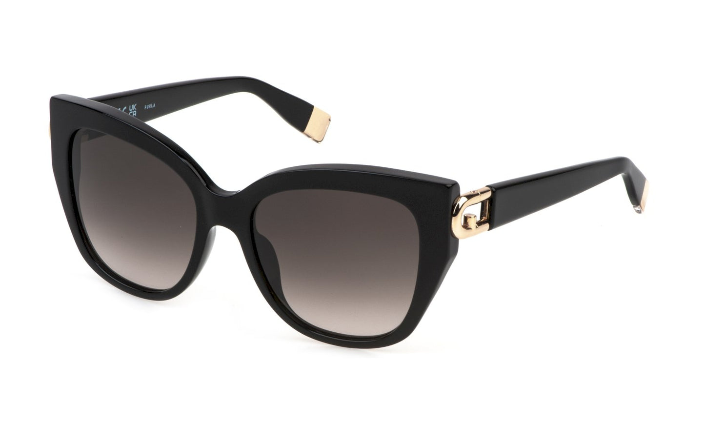 Sonnenbrille Furla - Sfu816 - sunglasses furla - Farbe: 0700 - SHINY BLACK