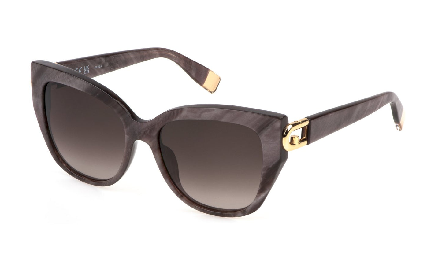 Sonnenbrille Furla - Sfu816 - sunglasses furla - Farbe: 0915 - SHINY PEARLY VIOLET