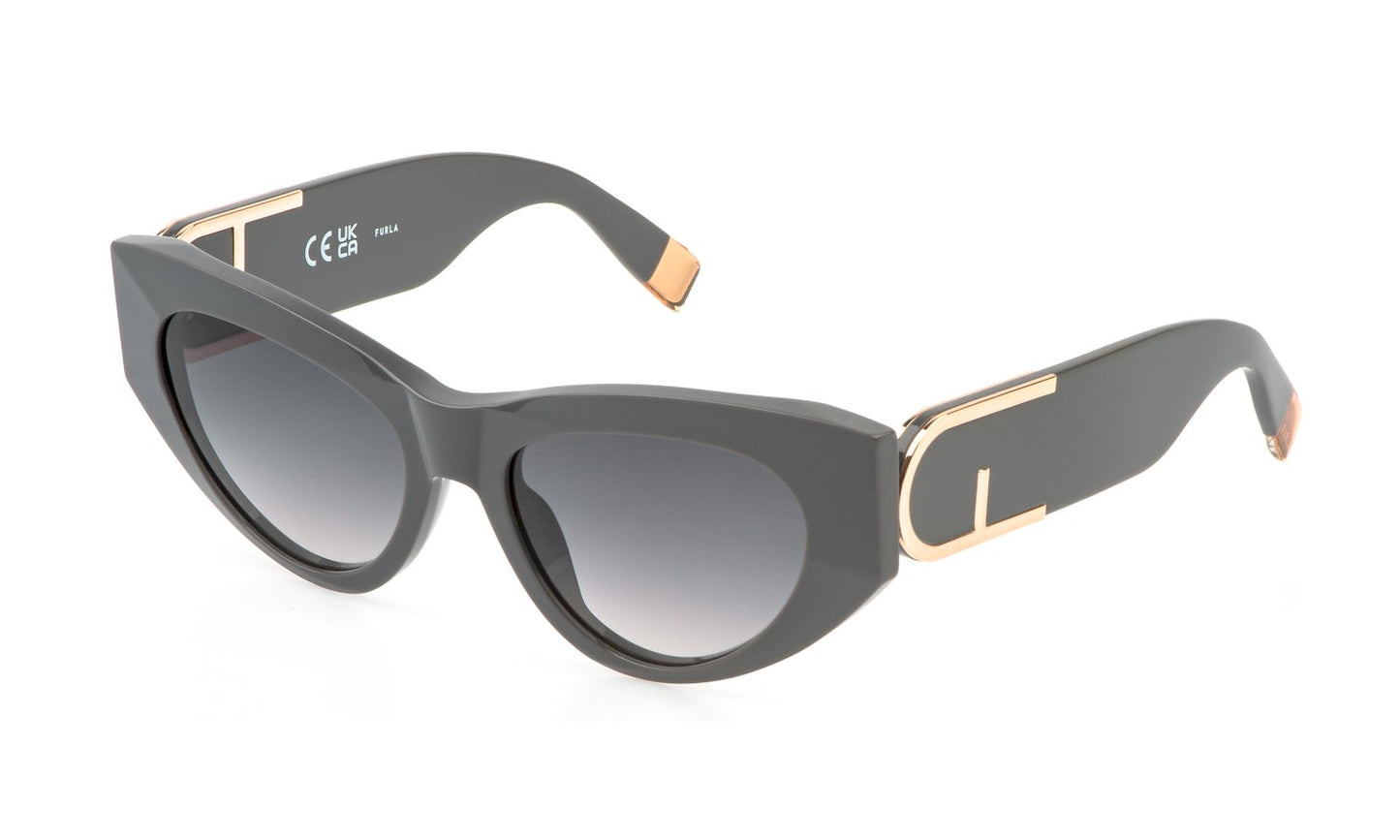 Sonnenbrille Furla - Sfu881 - sunglasses furla - Farbe: 0GFS - FULL GREY
