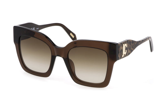 Sonnenbrille Just cavalli - Sjc019 - sunglasses just cavalli  - Farbe: 0AAK - SHINY TRANSP.BROWN