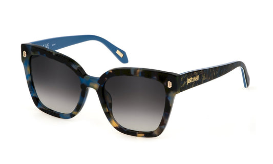 Sonnenbrille Just cavalli  - Sjc044 - sunglasses just cavalli - Farbe: 09UV - BROWN/BLU HAVANA