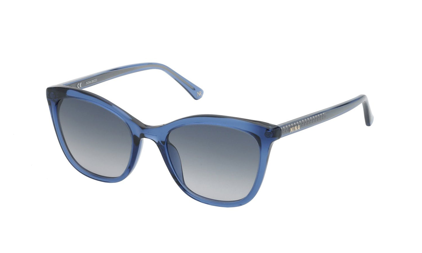 Sonnenbrille Nina Ricci- Snr326 - sunglasses nina ricci - Farbe: 0955 - SHINY TRANSP.BLUE