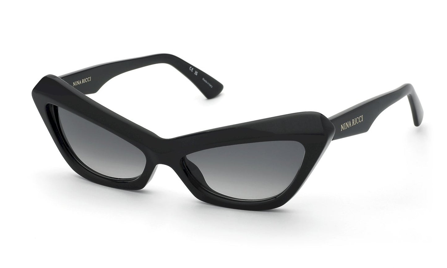 SONNENBRILLE NINA RICCI - Snr405 - sunglasses nina ricci - Farbe: 0700 - SHINY BLACK