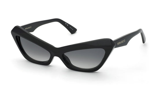 SONNENBRILLE NINA RICCI - Snr405 - sunglasses nina ricci - Farbe: 0700 - SHINY BLACK