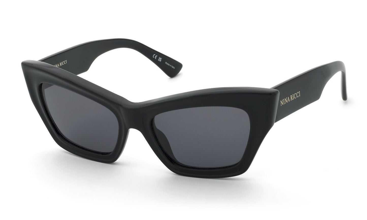 SONNENBRILLE NINA RICCI - Snr434 - sunglasses nina ricci - Farbe: 0700 - SHINY BLACK