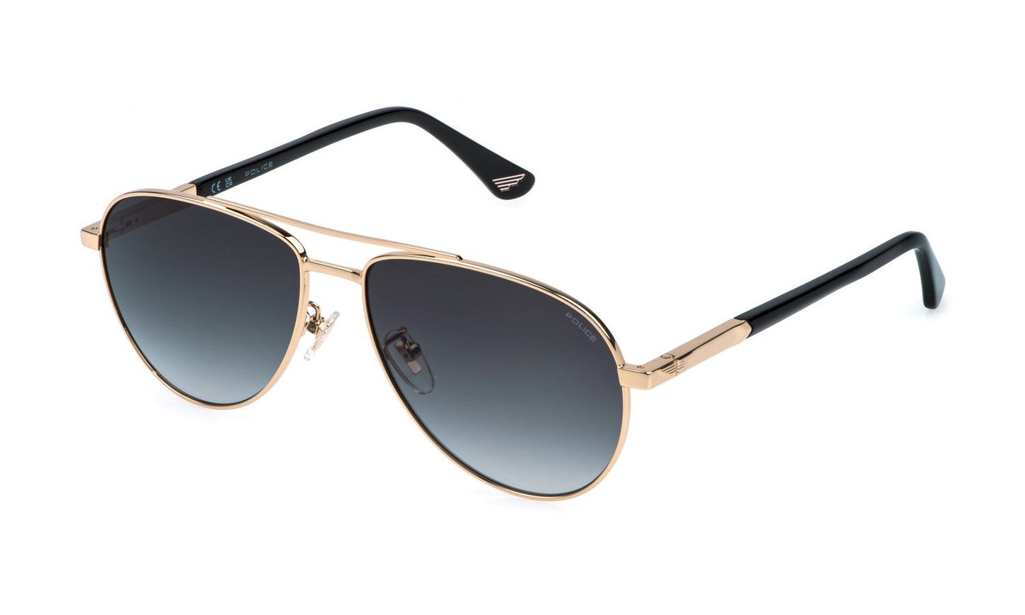 Sonnenbrille Police - sunglasses - police Splr77 - Farbe: 0300 - SHINY ROSE GOLD - Größe 59