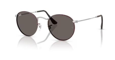 Sonnenbrille Ray Ban - 0RB3447  - Round metal - 9277B1 - Matte havana on matte silver - Größe(n) 53 (L) - Sofort Lieferbar