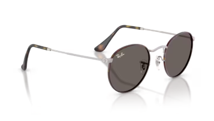 Sonnenbrille Ray Ban - 0RB3447  - Round metal - 9277B1 - Matte havana on matte silver - Größe(n) 53 (L) - Sofort Lieferbar