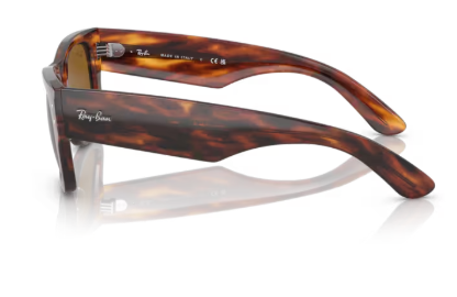 Sonnenbrille Ray Ban 0RB0840S - Mega wayfarer - 954/33 - Havana gestreift - Größe(n) 51 (M