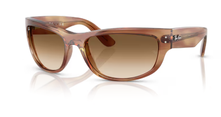 Sonnenbrille Ray Ban - 0RB2289 - Mega balorama - 140351 - Braun gestreift - Größe(n) 63 (XL)