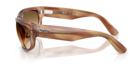 Sonnenbrille Ray Ban - 0RB2289 - Mega balorama - 140351 - Braun gestreift - Größe(n) 63 (XL)