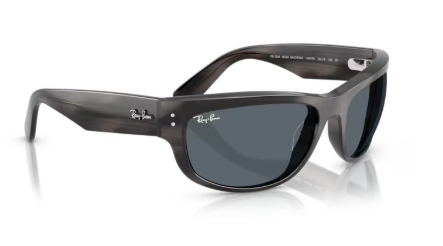 Sonnenbrille Ray Ban - 0RB2289 - Mega balorama - 1404R5 - Grau gestreift - Größe(n) 63 (XL)