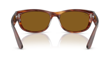 Sonnenbrille Ray Ban - 0RB2289 - Mega balorama - 954/33 - Havana gestreift -  Größe(n) 63 (XL)