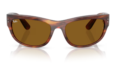 Sonnenbrille Ray Ban - 0RB2289 - Mega balorama - 954/33 - Havana gestreift -  Größe(n) 63 (XL)