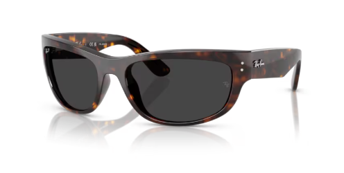 Sonnenbrille Ray Ban 0RB2289 - Mega balorama - 902/48 - Havana - Größe(n) 60 (M) - Polar schwarz