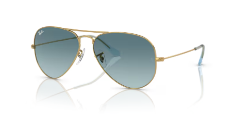 Sonnenbrille Ray Ban - 0RB3025 - Aviator large metal - 001/3M - Gold - Größe(n) 58 (XL)