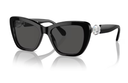 Sonnenbrille Swarovski- 0SK6018 - 100187 - Schwarz - Größe(n) 52 (XXS)