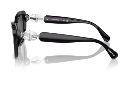Sonnenbrille Swarovski- 0SK6018 - 100187 - Schwarz - Größe(n) 52 (XXS)