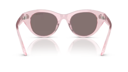 Sonnenbrille Swarovski - 0SK6025 - 30017N - Pink transparent - Größe(n) 47 (S)