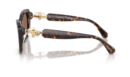 Sonnenbrille Swarovski- 0SK6018 - 100273 - Havana  - Größe(n) 52 (XXS)