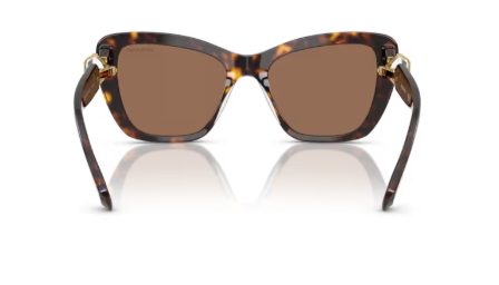 Sonnenbrille Swarovski- 0SK6018 - 100273 - Havana  - Größe(n) 52 (XXS)