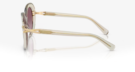 Sonnenbrille Swarovski- 0SK6026 - 30038H - Transparent beige -  Größe(n) 56 (XL)