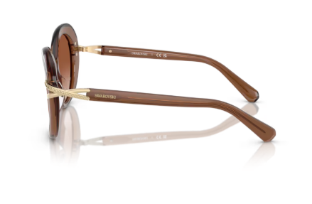 Sonnenbrille Swarovski- 0SK6026 - 106713 - Braun transparent - Größe(n) 56 (XL)