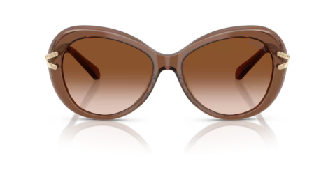 Sonnenbrille Swarovski- 0SK6026 - 106713 - Braun transparent - Größe(n) 56 (XL)