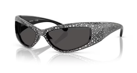 Sonnenbrille Swarovski- 0SK6027 - 100187 - Schwarz - Größe(n) 60 (XL)