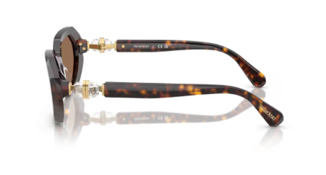 Sonnenbrille Swarovski- 0SK6028 - 100273 - Dunkelhavana - Größe(n) 54 (S)