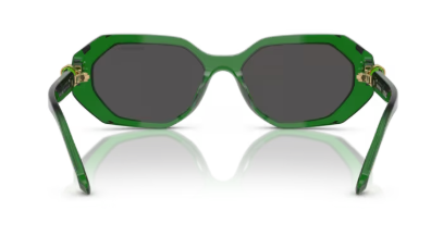 Sonnenbrille Swarovski- 0SK6028 - 106487 - Transparent grün -  Größe(n) 54 (S)
