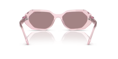 Sonnenbrille Swarovski- 0SK6028 - 30017N - Pink transparent - Größe(n) 54 (S)