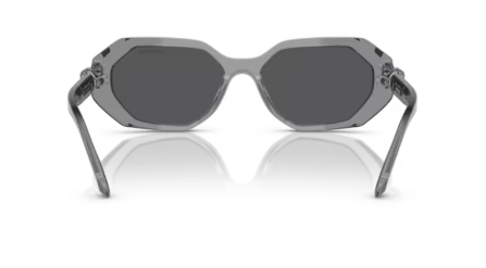 Sonnenbrille Swarovski- 0SK6028 - 10626G - Dunkelgrau transparent - Größe(n) 54 (S)