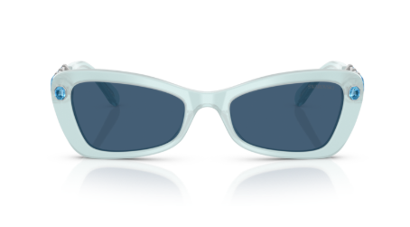 Sonnenbrille Swarovski- 0SK6033 - 102455 - Blau milchig - Größe(n) 54 (M)