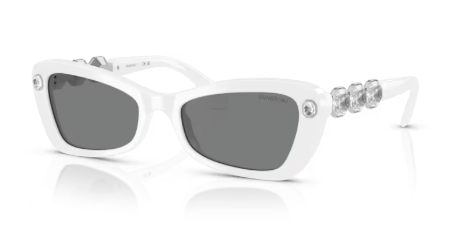 Sonnenbrille Swarovski- 0SK6033 - 105087 - Weiß - Größe(n) 54 (M)
