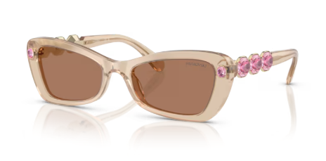 Sonnenbrille Swarovski- 0SK6033 - 106673 - Beige milchig - Größe(n) 54 (M)