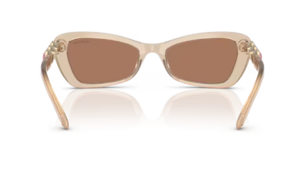 Sonnenbrille Swarovski- 0SK6033 - 106673 - Beige milchig - Größe(n) 54 (M)
