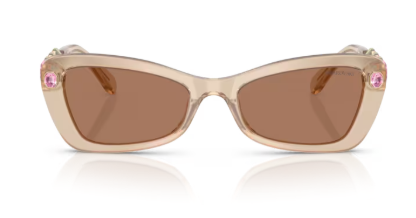 Sonnenbrille Swarovski- 0SK6033 - 106673 - Beige milchig - Größe(n) 54 (M)