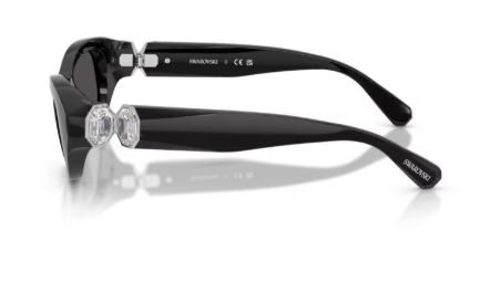 Sonnenbrille Swarovski- 0SK6036U - 103887 - Schwarz - Größe(n) 50 (XS)