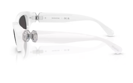 Sonnenbrille Swarovski- 0SK6036U - 105087 - Weiß -  Größe(n) 50 (XS)