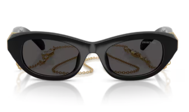 Sonnenbrille Swarovski- 0SK6036U - 107687 - Schwarz - Größe(n) 50 (XS)